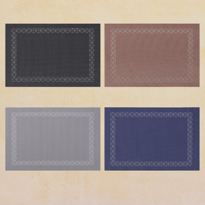 Simple PVC Placemat Western-Themed Home Hotel Dining <b>Table</b> <b>Mat</b> with Anti-Scalding Heat Insulation Woven anti-scalding insulation - Product Image 6