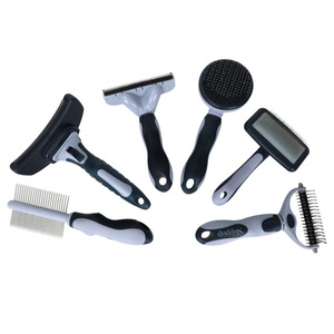 Peigne en métal pour animaux de compagnie, outil de toilettage pour chiens et chats, élimination des poils de chat et de <span class=keywords><strong>chien</strong></span> - Product Image 5