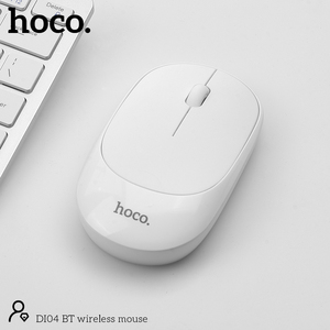 Hoco OEM ODM DI04 <strong>White</strong> 1200DPI Portable Silent BT Wireless <strong>Computer</strong> Optical <strong>Mouse</strong> - Product Image 5