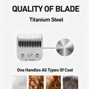 भारी शुल्क पालतू बाल क्लिपर कुत्ते को तैयार करने वाले बाल क्लिपर की तुलना में ए 5 ब्लेड 10fc पालतू शेवर कुत्ते के बाल क्लिपर - Product Image 4