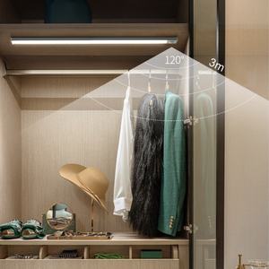 Éclairage intérieur ultra-fin, 3 couleurs, à intensité variable, rechargeable par USB 5V, lumière LED à détecteur de mouvement pour armoire de cuisine, placard, garde-robe - Product Image 5