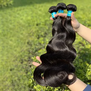 Pabrik Rambut Guangzhou Rambut Malaysia Mentah Perawan, Rambut Virgin Kelas Murni 8a, Sampel Jalinan Rambut Gratis