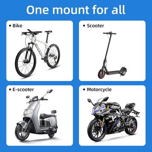 Soporte Universal Antivibraciones para Teléfono Móvil, Ajustable al Manillar, para Motocicleta, Scooter y Bicicleta de Montaña - Product Image 3