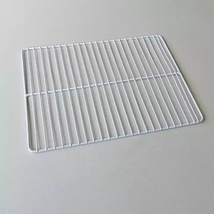 Blanc PE Enduit Fil Métallique Congélateur Grill Étagères Diviseur Commercial Réfrigérateur Pièces Rack Titulaire pour <span class=keywords><strong>Garage</strong></span> Voiture Gaz pour SS - Product Image 2