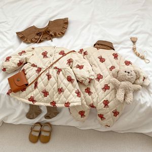 Invierno lindo Oso de dibujos animados espesa mantiene caliente ropa de niño pijamas de <span class=keywords><strong>Navidad</strong></span> mamelucos de bebé recién <span class=keywords><strong>nacido</strong></span> - Product Image 6