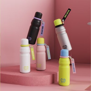 Bouteille isotherme portable en acier inoxydable sans BPA, anti-fuite, pour l'école et le bureau, pour filles et garçons - Product Image 4