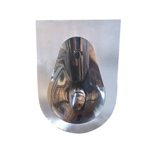 โถปัสสาวะชายแบบติดผนังสแตนเลสชนิดกดด้วยมือสำหรับห้องน้ำชาย - Product Image 4