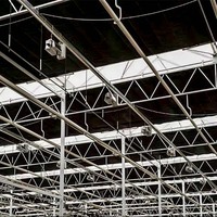 Serre tunnel agricole entièrement automatique en tôle de PC pour système hydroponique à privation de lumière - Grande Vente