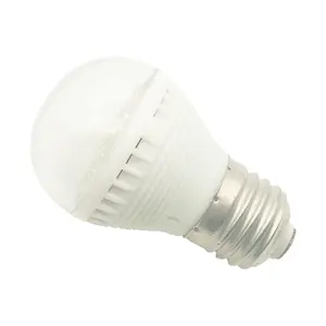 Bombilla LED de plástico con forma de sombrero de paja, Bombilla de cuentas, ahorro de energía, G48, 1,5 W, 24 unidades