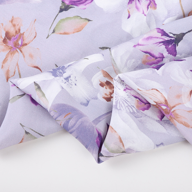 NO MOQ Custom chinese 100% viscose rayon printed knit fabric with your own designsose Fabric