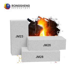 Jm23 Jm32 Jm28 chịu lửa cháy gạch 1800c trắng ánh sáng trọng lượng cách điện mullite gạch - Product Image 1