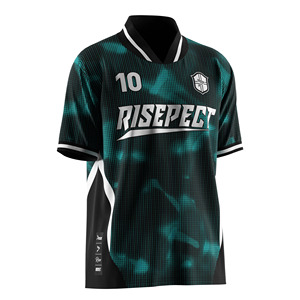 Maglietta Casual da <span class=keywords><strong>calcio</strong></span> con colletto ripiegabile, pannelli colorati personalizzabili e <span class=keywords><strong>maglia</strong></span> ad asciugatura rapida ideale per le partite del fine settimana - Product Image 5