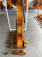 4/4 Handmade Violin Strong Tone Student Violin Full Size Spruce and Maple Wood Violino Powerful Sound with a Free Violin case