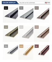 Système de bordure de toit en alliage d'aluminium moderne, durable, imperméable et de haute qualité pour carrelage, installation facile