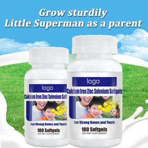 วิต้าฮอลล์ แคลเซียม ออร์แกนิค, เหล็ก, สังกะสี, ซีลีเนียม แบบแคปซูลนิ่ม อาหารเสริมสมุนไพรธรรมชาติและสารอาหารประจำวัน - Product Image 3