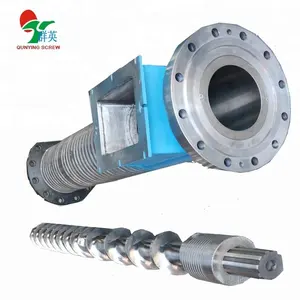 new design whole set extruder barrel screw customized for recycling machine