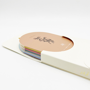 Tùy Chỉnh In Thẻ Kinh Doanh Hộp Quà Tặng Màu Sắc Khác Nhau Ấn Tượng Hoa Thiết Kế Cuốn Sách Giấy Bưu thiếp Cảm Ơn-Bạn Thẻ Cho Thương Hiệu - Product Image 2