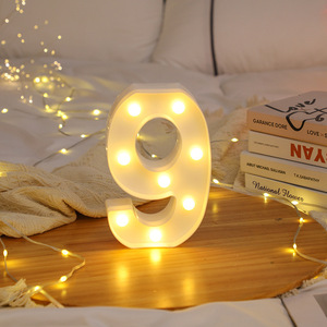 Numeri e Lettere Luminose con Luci per Matrimoni, Compleanni e Decorazioni per Feste - Product Image 6