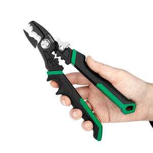 Alicates de crimpado Tuosen de 8 pulgadas, acero al carbono, grado industrial, entrada frontal, borde de corte endurecido de alta frecuencia - Product Image 3