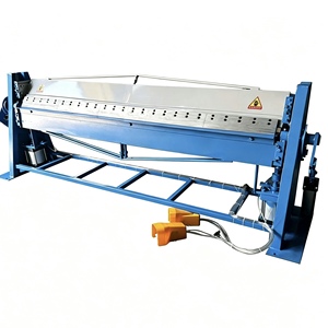 Plieuse semi-automatique industrielle pour tôles d'acier au carbone et gaines d'air, 2500 mm, épaisseur 1,5 mm, avec moteur, facile à utiliser - Product Image 6