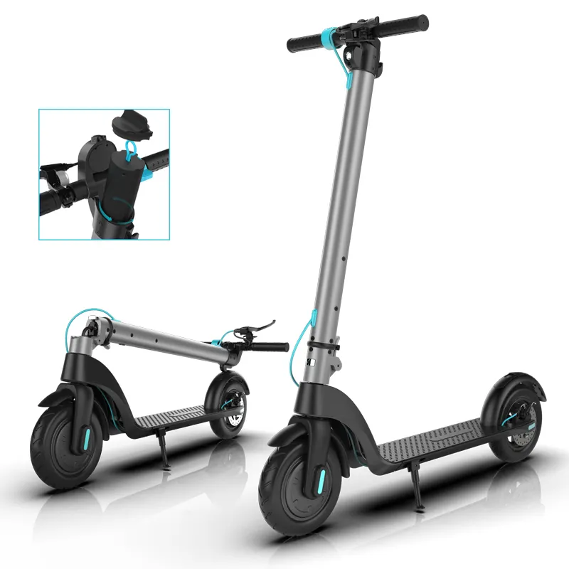 Patinete eléctrico plegable X7 para adultos, scooter con CE FCC ROHS, 36V, 250w, 350W, 10 pulgadas, UE y EE. UU.