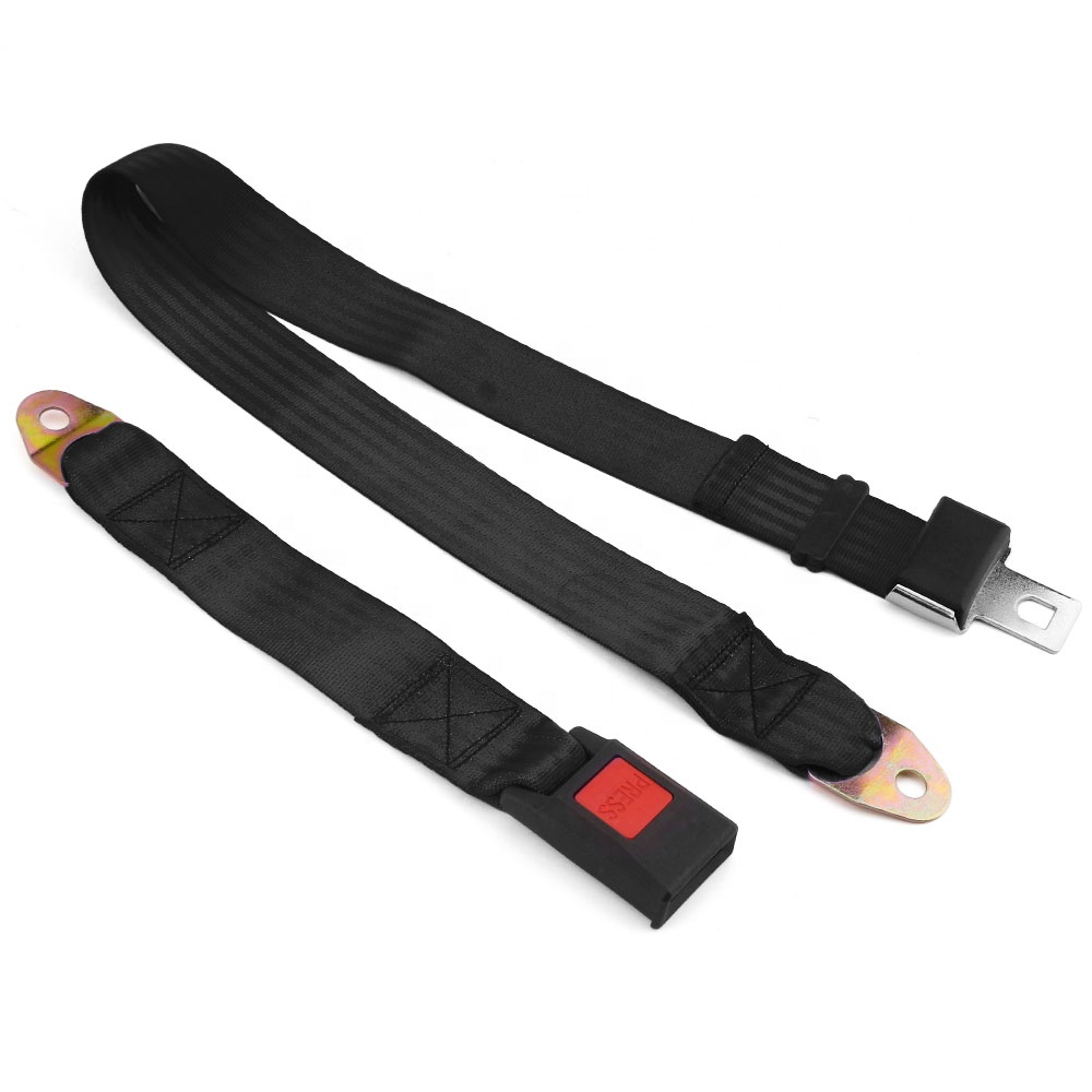 Universal Car Vehicle Seat Belt Extension Extender Strap 2 Point Adjustable Safety Belt