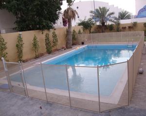 <span class=keywords><strong>Clôture</strong></span> <span class=keywords><strong>de</strong></span> piscine en <span class=keywords><strong>PVC</strong></span> portable et amovible, fine, en maille d'aluminium, pour piscine, en promotion - Product Image 3