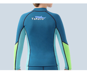 <strong>Children</strong> <strong>Diving</strong> Suit Kids Wetsuit Neoprene 2.5mm Boys 2-pieces Separated Swimsuit Long Sleeve for Surfing Snorkeling W836 - Product Image 6