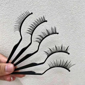 Présentoir de rangement en acrylique pour tester les faux cils finis, montrer les styles de greffe de cils et l'effet du maquillage des yeux - Product Image 2