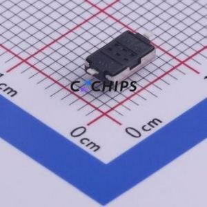 TS-1007S-26 Tactile Switch SMD,3.6x6.1mm Switch Single Pole Single Throw Rectangle Button Vertical Mount 6.1mm - Product Image 2
