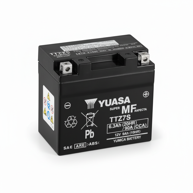 Yamaha WRF 450 03 23 Battery Yuasa Motorcycle Battery with 5AH Capacity 12V Sealed Type Free Maintenance