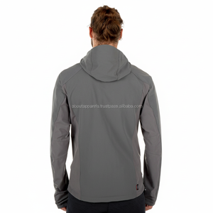 Nouveau design vestes d'extérieur à coque souple pour hommes manteaux de ski de randonnée imperméables décoration en fourrure grande taille fermeture à glissière capuche longue hiver - Product Image 1