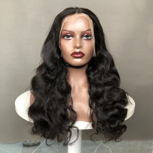 Perruques Haute Densité <span class=keywords><strong>Lace</strong></span> Frontale 13x4 Cheveux Humains Naturels Sans Colle Ondulations Souples Brésiliennes - Product Image 5