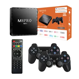 2023 Tốt Nhất New M8 Pro Mini Android Trò Chơi Mô Phỏng Hệ Thống Kép H313 Android 12 Retro Cổ Điển TV Video Trò Chơi Console Trò Chơi TV Box