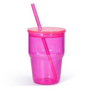 12oz Heat Resistant Borosilicate Glass Tumbler Sublimation Blank Colorful Straw Cold Insulated Mug for Daily Use and Gifts - Product Image 6