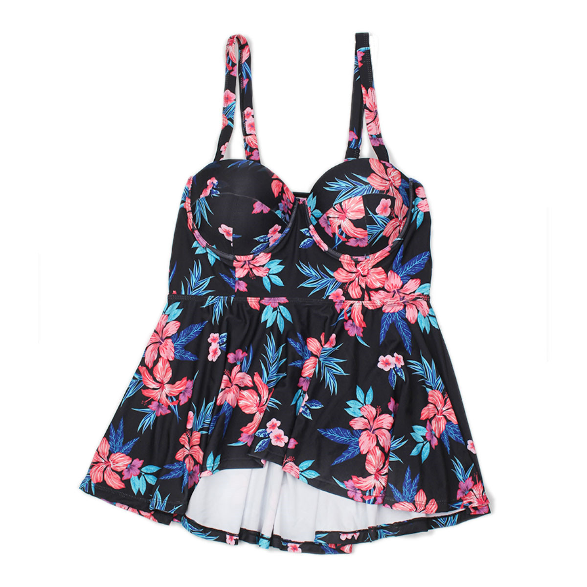 Elegant charming flora printed swimsuit. hot sale fashion two piece swimsuit