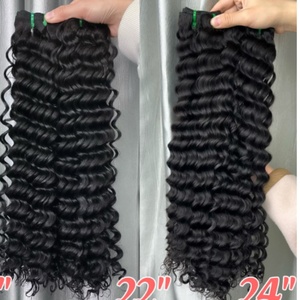 มัดผมมนุษย์แบบ100% ผมลอนลึกแบบมัดคู่สีธรรมชาติ - Product Image 5