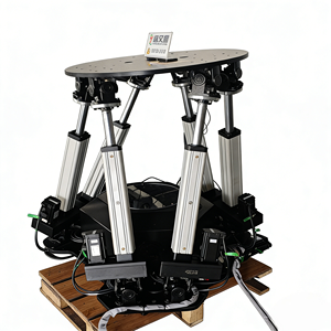 Base de movimiento de alta precisión de 6 ejes con control de <span class=keywords><strong>bus</strong></span> EtherCAT y precisión de 0.03 mm para pruebas aeroespaciales, plataforma 6DOF - Product Image 1