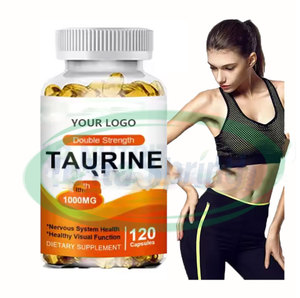 ASAP OEM Taurine Softgels Price 60pcs Food Grade <b>Health</b> Energy <b>Supplement</b> Taurine Softgel Capsules for Eye - Product Image 2