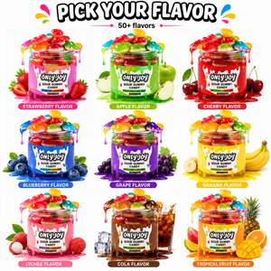 Bonbons liquides au goût de jus de fruits acidulés, viraux sur <span class=keywords><strong>TikTok</strong></span>, en gros, personnalisables, marque privée, Halal, BRC, snacks - Product Image 3