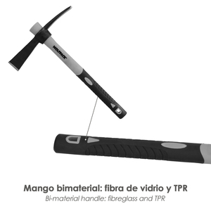 Alcotana 622 / 650 Grammi con Manico in Fibra di Vetro - Product Image 4