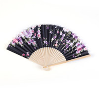 Kipas Lipat Bambu Gaya Jepang Retro Wanita, Kerajinan Tangan dengan Teknik Lukis, Pilihan Warna, Penjualan Langsung Pabrik HZ