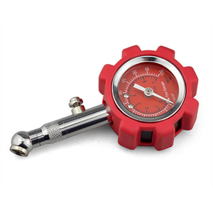 Manómetro <span class=keywords><strong>de</strong></span> Presión <span class=keywords><strong>de</strong></span> Neumáticos <span class=keywords><strong>de</strong></span> Alta Precisión, Negro/Rojo, 100 Psi, para Autos, Camiones y Motocicletas, Nuevo - Product Image 5