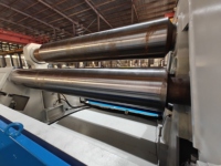 Máquina Laminadora de Cuatro Rodillos Hidráulica CNC W12 40x2500, Máquina Automática para Pre-doblar Láminas de Acero Inoxidable