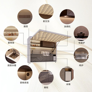 Cocina Exterior Plegable Multifuncional con Parrilla y Horno de Acero Inoxidable, Diseño Moderno para Cocinar al Aire Libre - Product Image 1