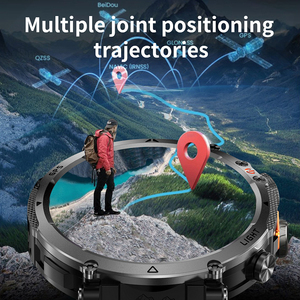 Reloj Inteligente Deportivo HKSF HT42 con GPS, Batería de 850 mAh, Posicionamiento GPS, IP68, Linterna, Brújula, Altímetro, Barómetro - Product Image 4