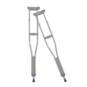 Muletas Médicas Dobles Ajustables en Altura, Color Gris, para Soporte de Piernas, Diseño Telescópico, Origen Hengshui, Hebei - Product Image 2