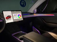 Lumière ambiante Cardoo pour Tesla Model Y 2024, éclairage LED dynamique 64 couleurs pour l'intérieur de la voiture, accessoires de mise à niveau de la lumière du cache-haut-parleur