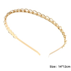 Diadema floral con incrustaciones de perlas de aleación de oro, tocado nupcial para mujer, verano 2023 - Product Image 4
