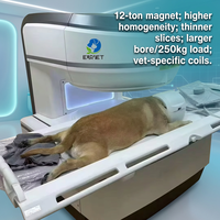 Scanner IRM vétérinaire à aimant permanent ouvert de type C 0,35T EUR VET Hospital, réutilisable pour la chirurgie canine et animale